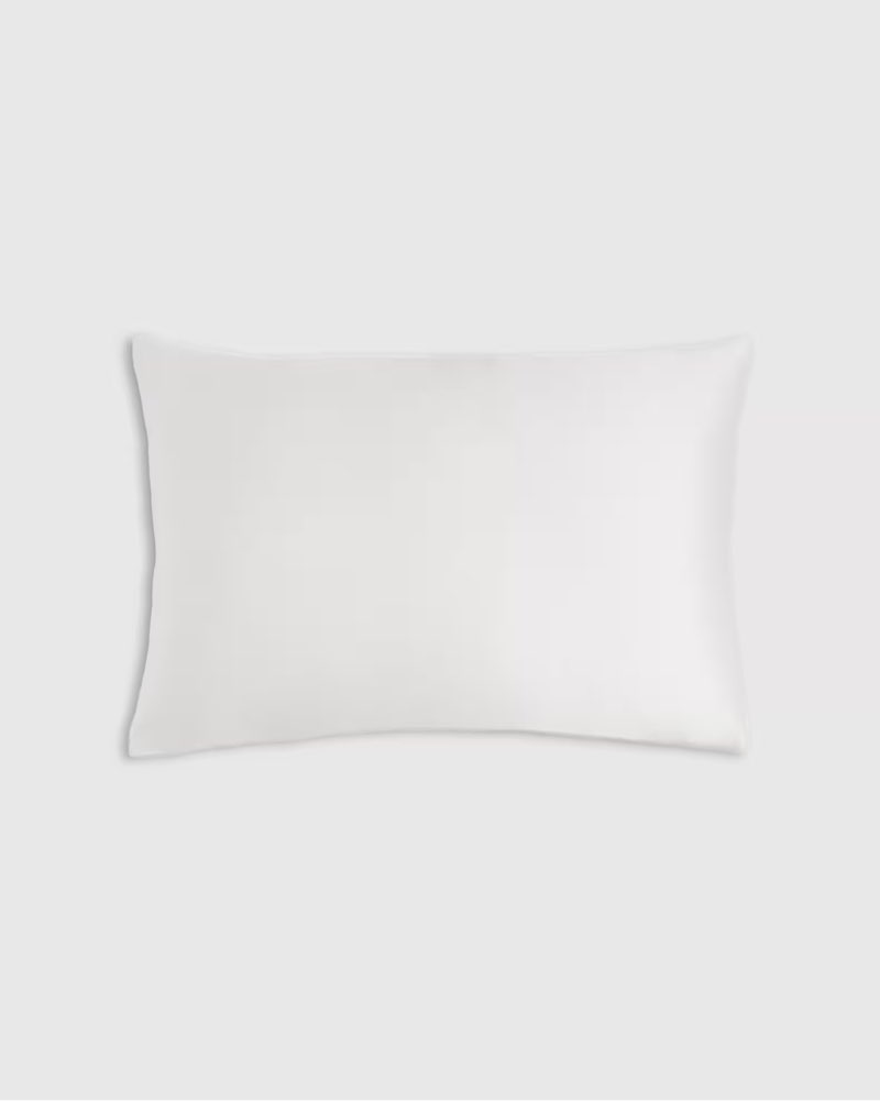 100% Mulberry Silk Pillowcase Color: White(Size 20x30)
