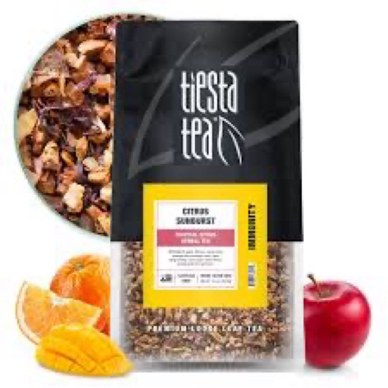 (BBD:12/03/2027) Tiesta Tea - Citrus Sunburst | Loose Leaf | Tropical Citrus Herbal Tea | Premium Blend | Non-Caffein