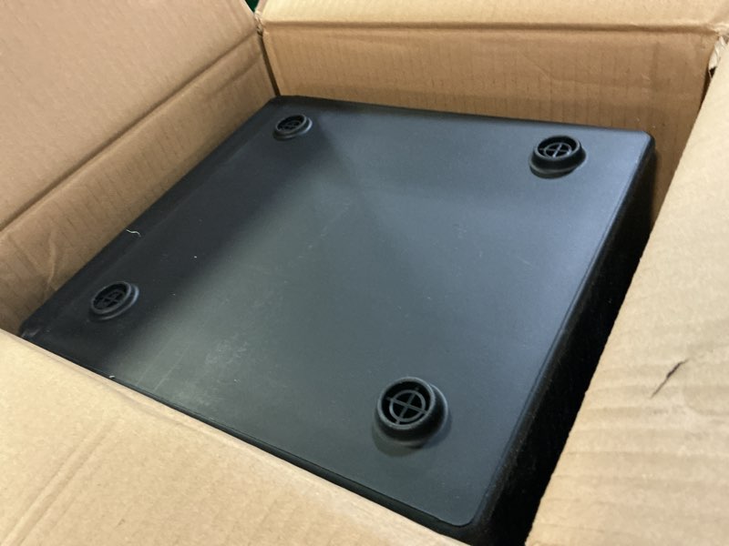 Condition photo showing As Is for mini fridge, 15 litre/21 cans small fridge for bedroom, car, office & dorm, 110v ac/dc portable thermoelectric cooler & warmer for skincare, food, drinks, black
