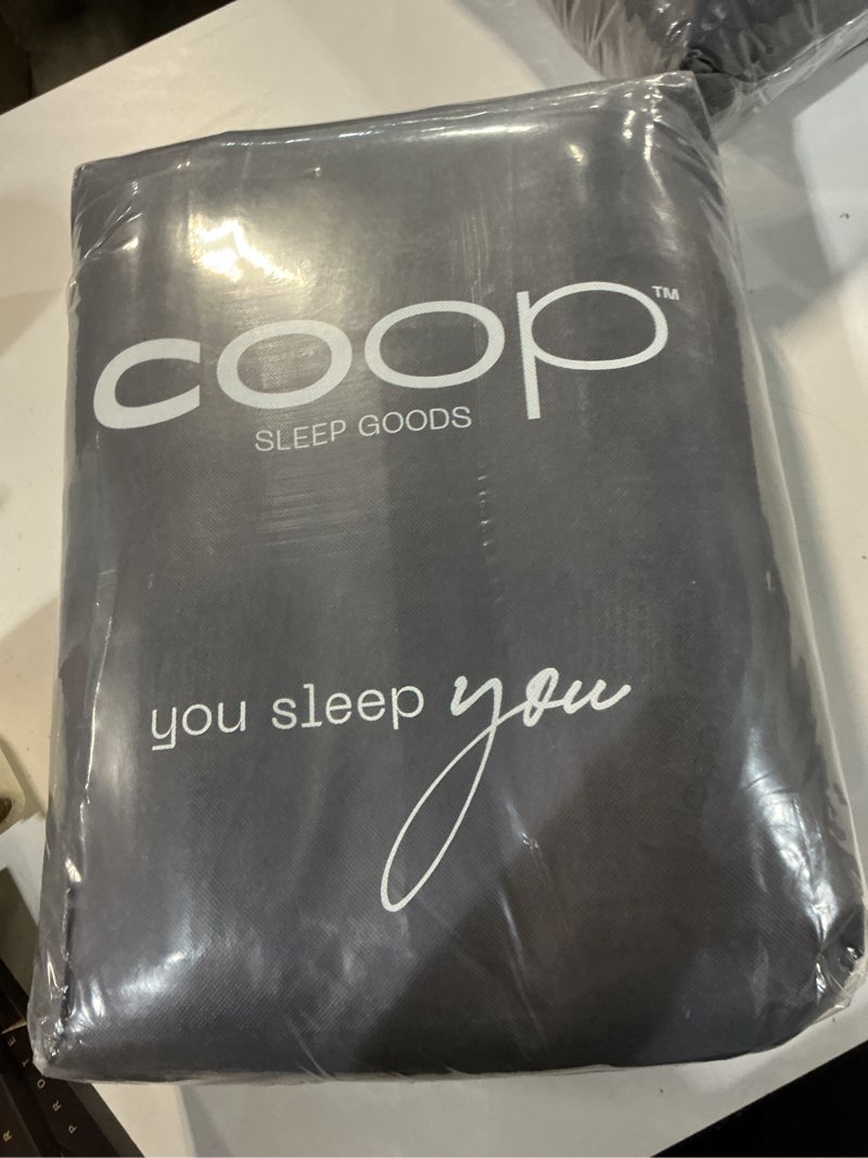 Condition photo showing New/Like New for coop home goods essence down alternative pillow set of 2, king size, best pillows for sleeping, adjustable alternative to down pillows, luxury hotel pillow for back, stomach or side sleepers essence king classic