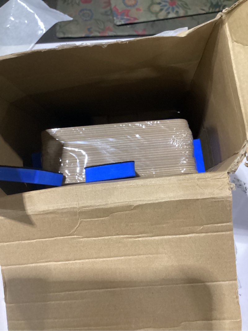 Condition photo showing New/Like New for 6 Sets Small Whiteboard Dry Erase Boards 5" x7'' Mini Double Sided Dry Erase Lap Boards with Markers Erasers Pen Holders Personal Whiteboards for Students Classroom Teacher