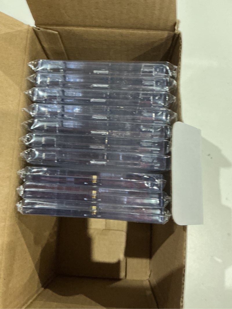 Condition photo showing Good Condition for 10pack one touch sleeved-card magnetic-holders - 35pt trading card holders, uv protection clear acrylic card cases, magnet case protectors for game cards, baseball cards, sports cards, standard cards 20ct sleeved card magnetic holder