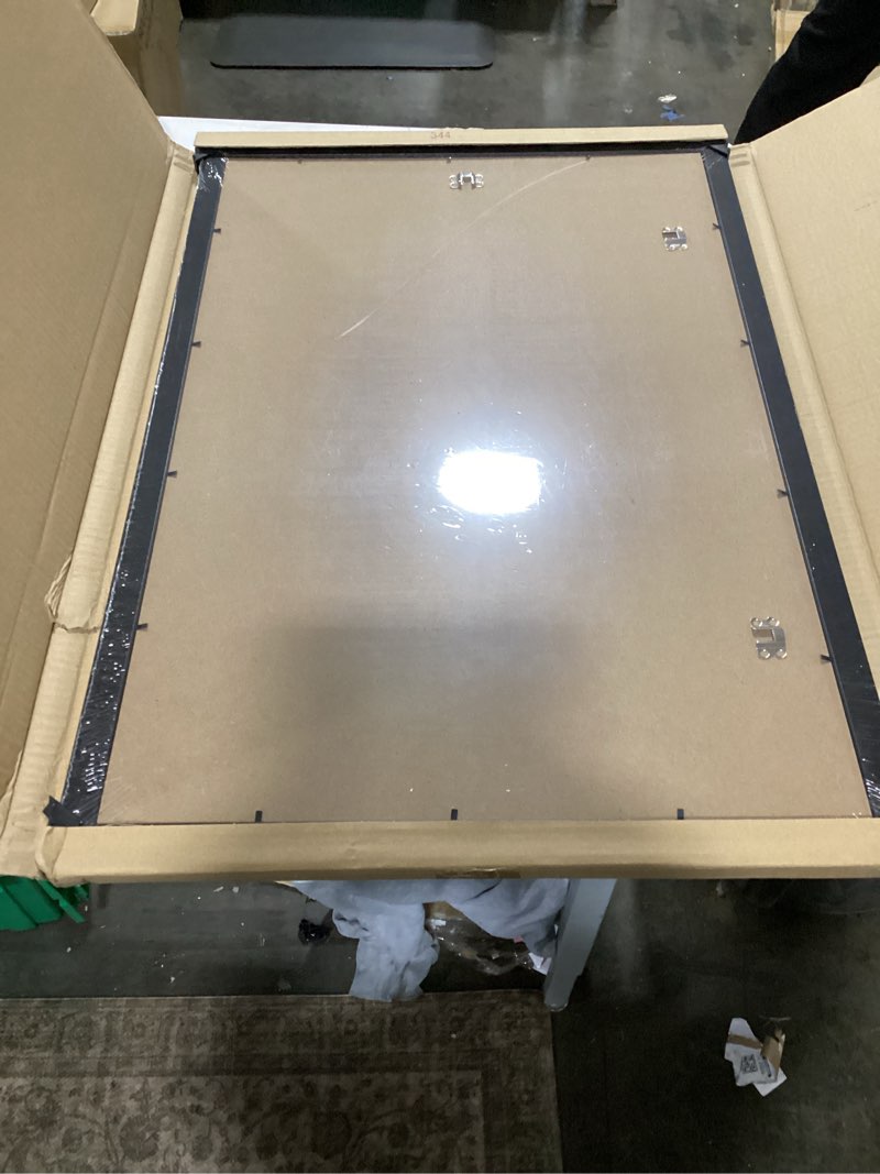 Condition photo showing New/Like New for LaVie Home 20x30 Picture Frame Black Poster Frame,Display Pictures 18x24 with Mat or 20x30 Without Mat, Stable and Sturdy Frame and Polished Plexiglass, Horizontal and Vertical Format of The Walls 20x30 Black