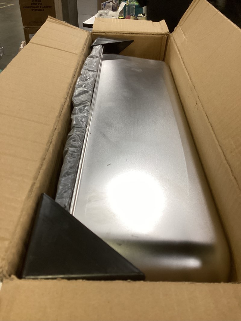 Condition photo showing Good Condition for Stainless Steel Litter Box with Lid,Front Entry Top Exit Kitty LitterBox,Extra Large Enclosed Metal Cat Box with Litter Scoop & Litter Mat-Black