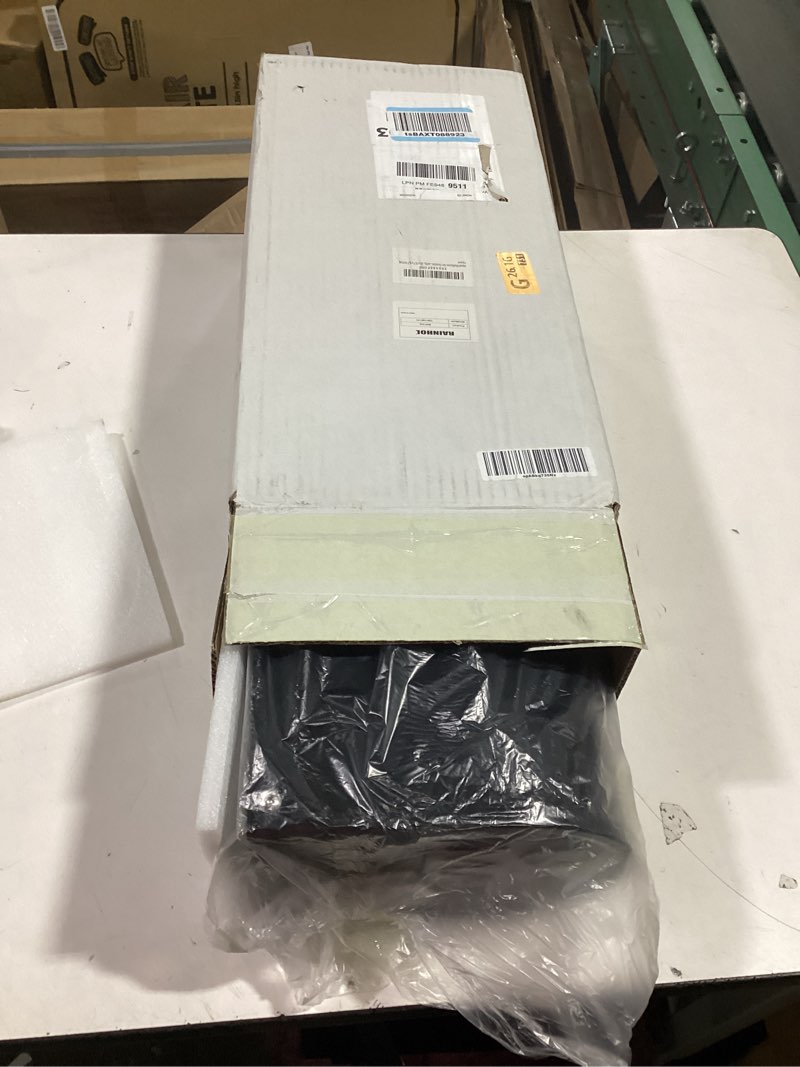 Condition photo showing New/Like New for Black Metal Mailboxes for Outside Post Mount, Standard Mail Box, Galvanized Steel Heavy Duty Mailbox, Medium Capacity, 19 x 8.7 x 6.7 inches