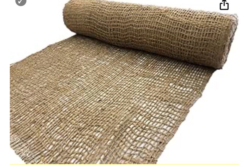 jute erosion control, soil saver mesh blanket - 48" wide x 20 yards (60 feet long) - 240 sq. ft. coverage