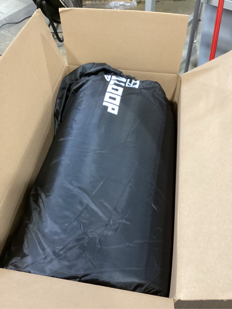Condition photo showing Good Condition for gaialoop 3 inch memory foam camping mattress, dual layer thick sleeping camp pad for car tent cot, roll-up portable glamping floor bed for guests sleepover avocado green full: 75*54*3"