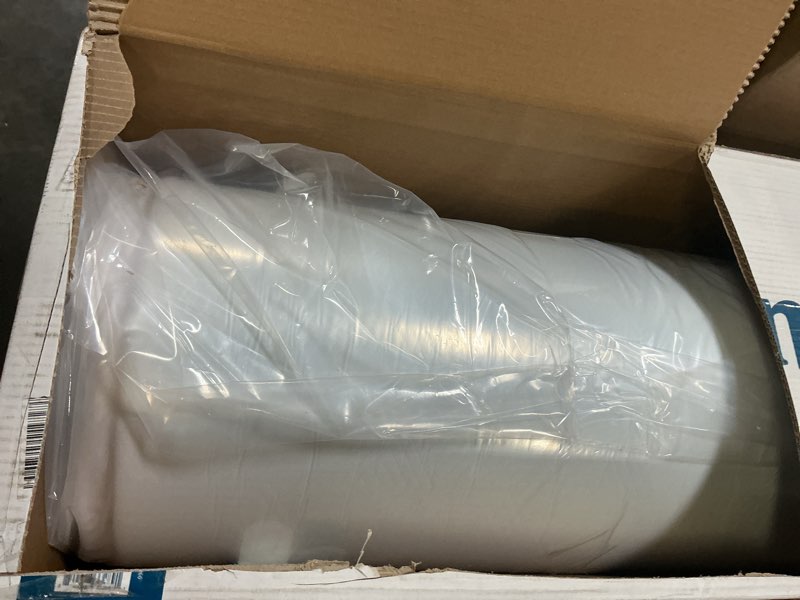 Condition photo showing New/Like New for lucid 8 inch memory foam mattress - medium firm feel - infused with refreshing bamboo charcoal and cooling gel - bed in a box - temperature regulating - pressure relief - breathable - twin size twin 8" medium firm