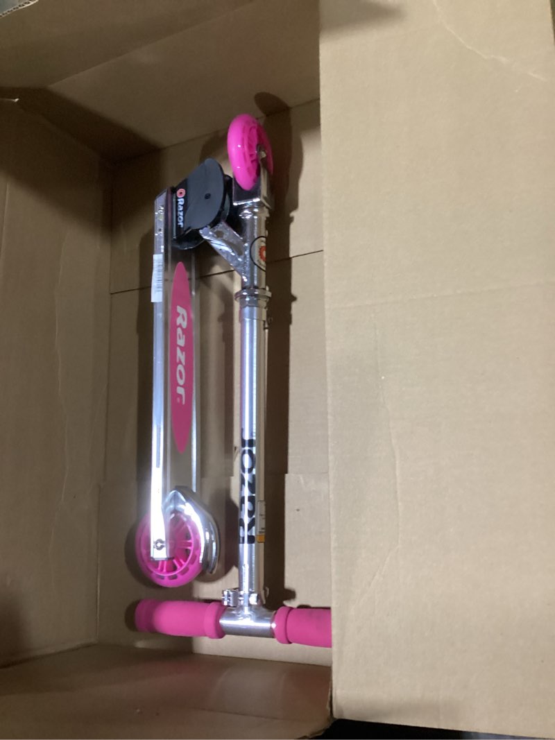 Condition photo showing New/Like New for Razor A Kick Scooter for Kids - Lightweight, Foldable, Aluminum Frame, and Adjustable Handlebars