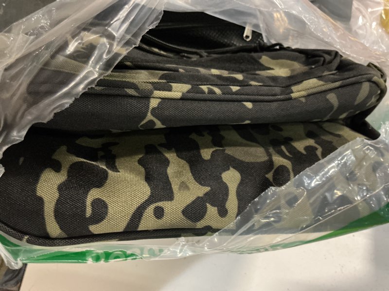 Condition photo showing Good Condition for atripack lunch box for men, tactical lunch bag molle webbing leakproof insulated large lunch cooler women adult meal with adjustable shoulder strap durable lunch pail (camo-black) camo-black medium
