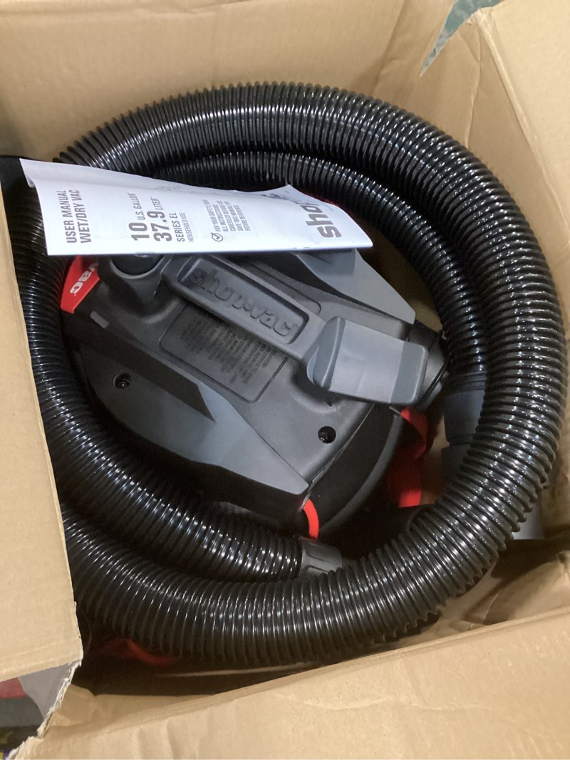 Condition photo showing Good Condition for shop-vac wet/dry shop vacuum with accessories included