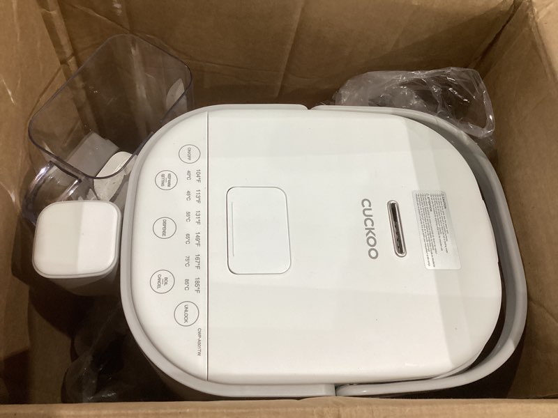 Condition photo showing Good Condition for CUCKOO CWP-A501TW | Hot Water Dispenser & Warmer | Auto Dispense & Boil Dry Protection | Insulated Stainless Steel | 5 Liter