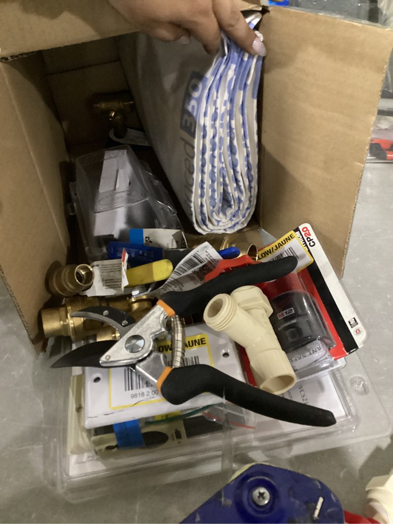 Condition photo showing As Is for home imporvment misc. tools and accessories.. 