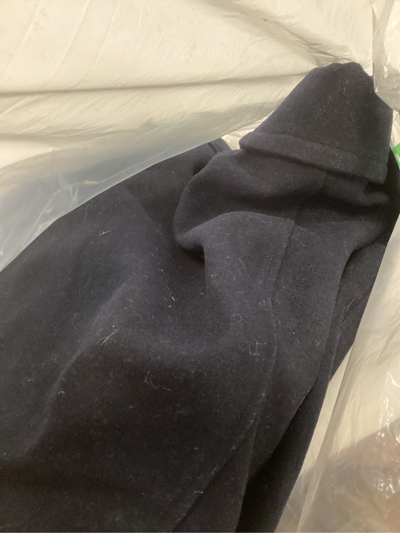 Condition photo showing Good Condition for nautica men's wool blend peacoat – double-breasted winter coat, regular, big & tall sizes dark navy 3x