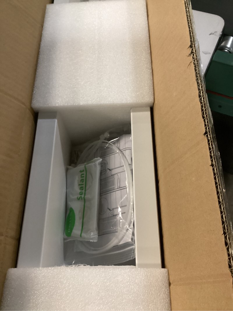 Condition photo showing New/Like New for Memrita 4" x 4" Metal Line Set Cover Kit with End Cap, Heavy Duty Decorative AC Line Set Cover for D