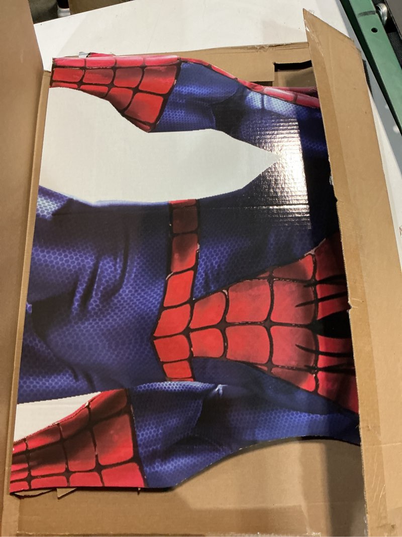 Condition photo showing Good Condition for cardboard people spider-man life size cardboard cutout standup - marvel: contest of champions