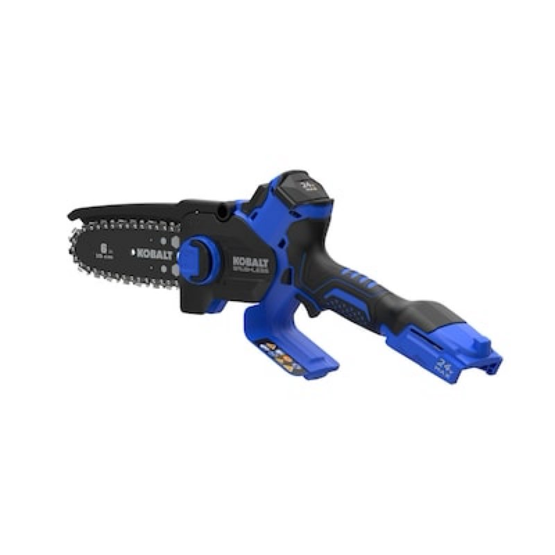 kobalt 24-volt 6-in battery chainsaw battery not included charger not included