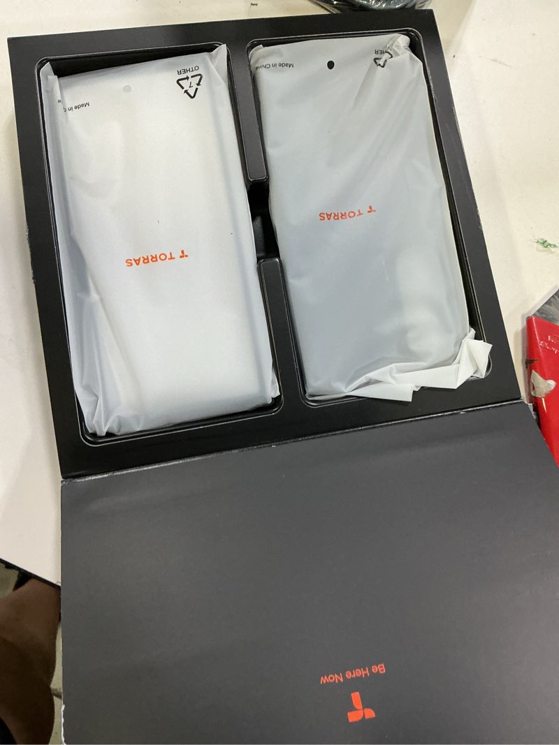 Condition photo showing New/Like New for torras 360 spin magnetic stand for galaxy z fold 7 case, mil-grade hinge protection, fit for magsafe, 360 kickstand & ring holder, armor hard slim case for samsung galaxy z fold 7, black black samsung galaxy z fold 7 case