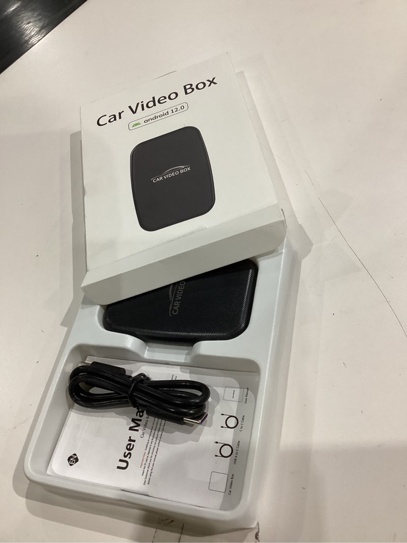 Condition photo showing Good Condition for 5-in-1 Wireless CarPlay Adapter Support Netflix/YouTube/TF, Wireless Android Auto & Carplay Adapter with USB-A/USB-C Cables, Convert Wired to Wireles Apple Dongle, Magic Video Box Car Play for iPhone Small-GT4S