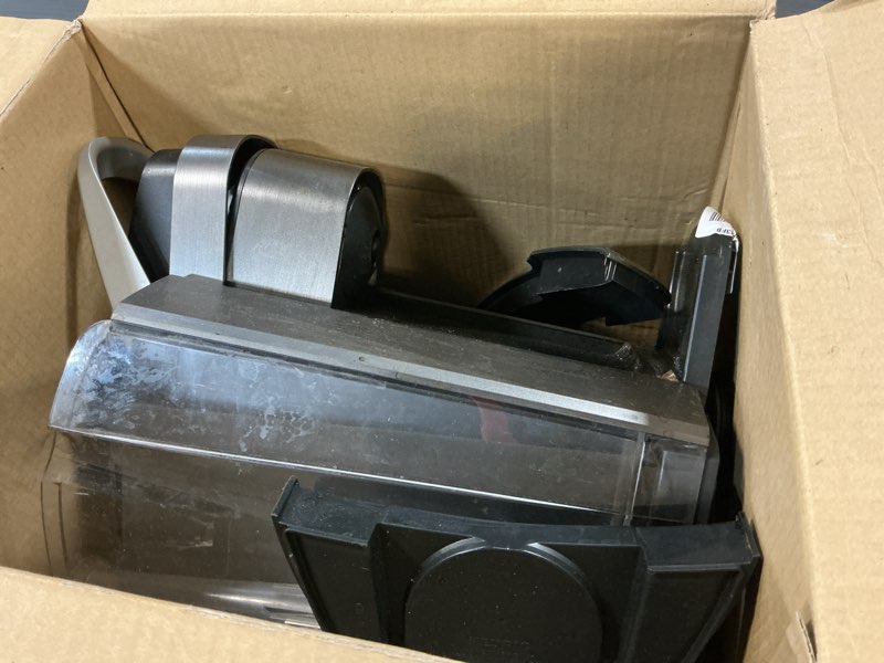 Condition photo showing As Is for Keurig K-Elite Single Serve K-Cup Pod Coffee Maker, with Strength and Temperature Control, Iced Coffee Capability, 8 to 12oz Brew Size, Programmable, Brushed Silver