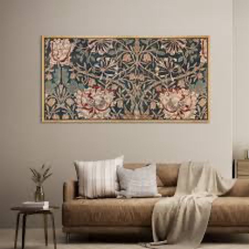 abstract botanical "elegant victorian classic floral rustic extra large framed artwork pictures
