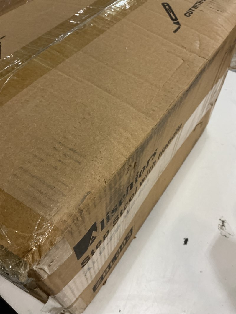 Condition photo showing Good Condition for Aliseniors Step Stool with Handle and Non-Skid Platform, Heavy Duty 2 Steps Medical Foot Stool for Adult, Seniors, Handicap Holds up to 350 lbs