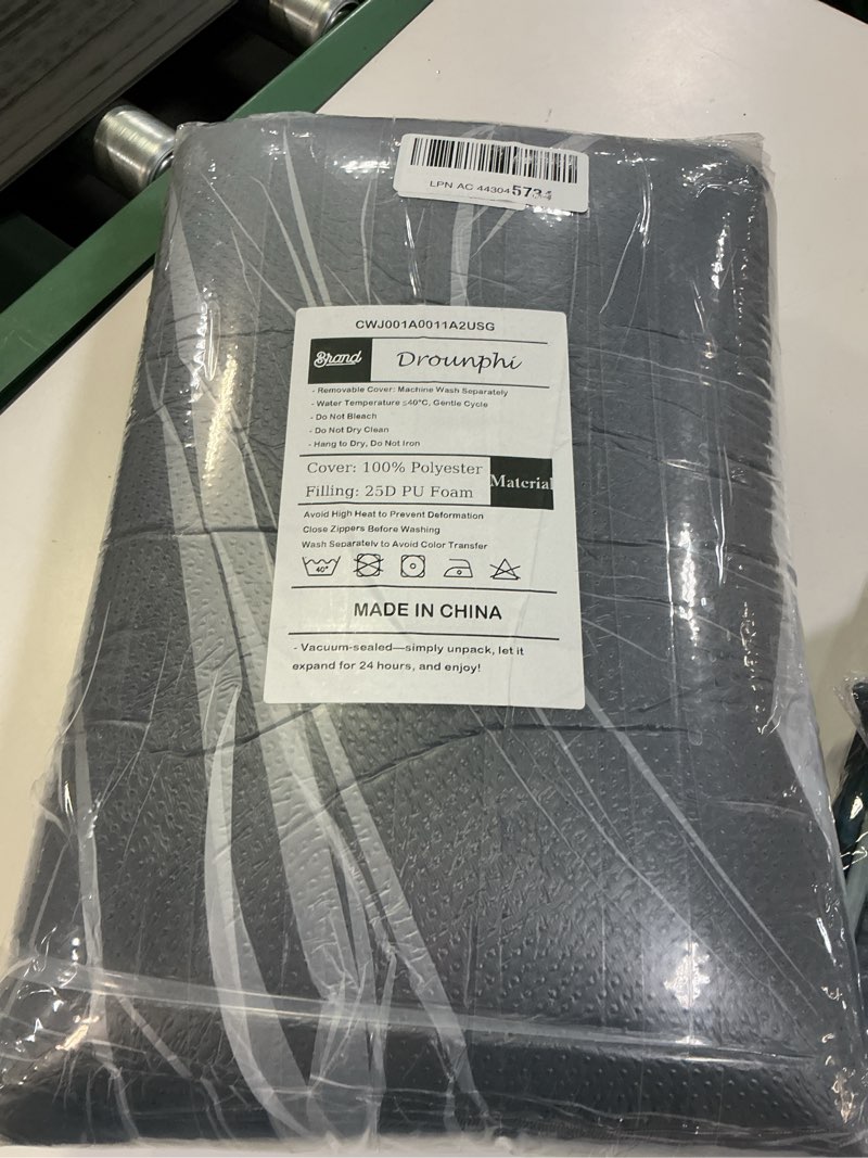 Condition photo showing New/Like New for Adjustable Foot Rest for Under Desk at Work - 3-in-1 Ergonomic Foot Stool with Zipper Connection, 6.3"/11.8"/16" Height Adjustable for Office, Home & Gaming (Black)