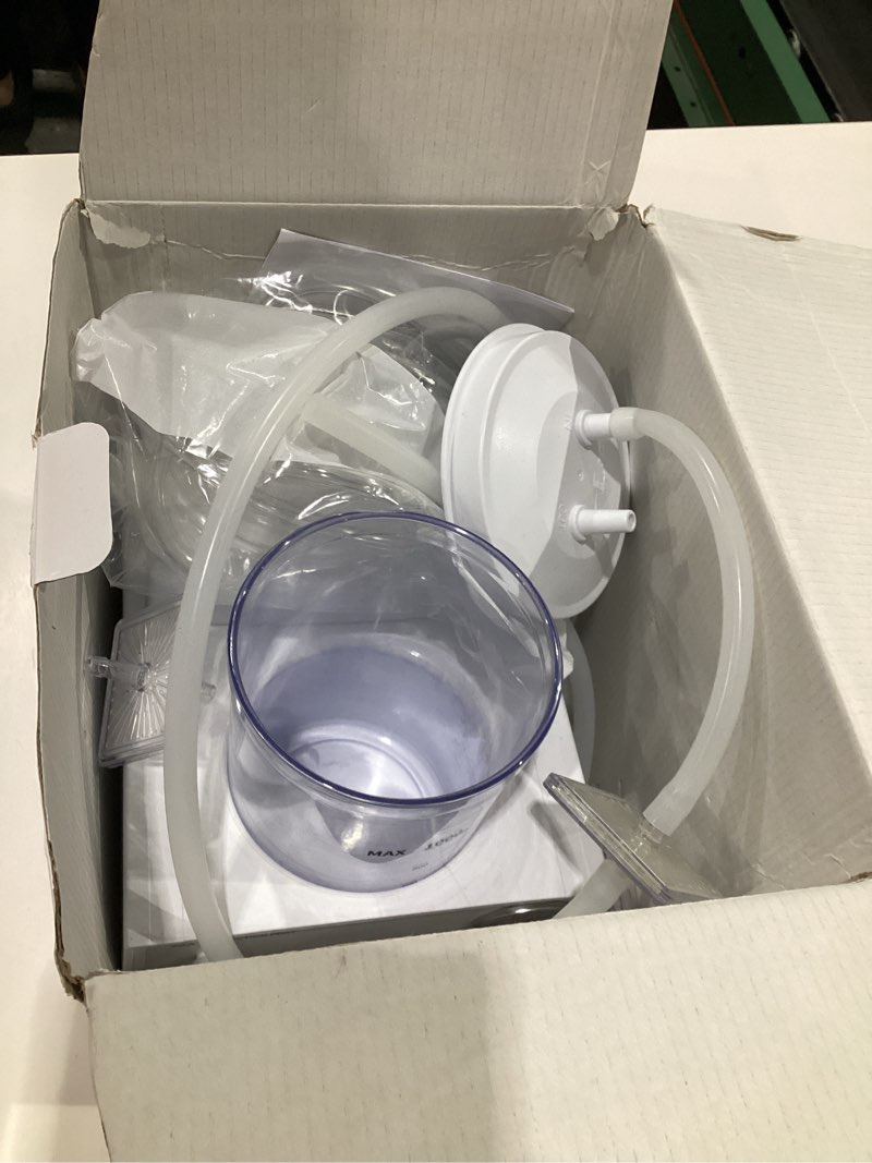 Condition photo showing Good Condition for Portable Veterinary Suction Machine Home Use with 1000ml Capacity 110V, not tested