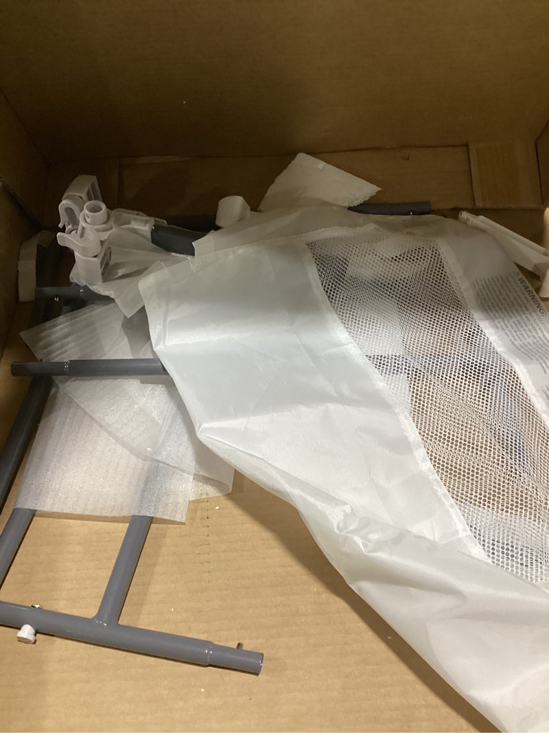 Condition photo showing As Is for Regalo Swing Down Crib Rail, with Reinforced Anchor Safety System 33 Inch