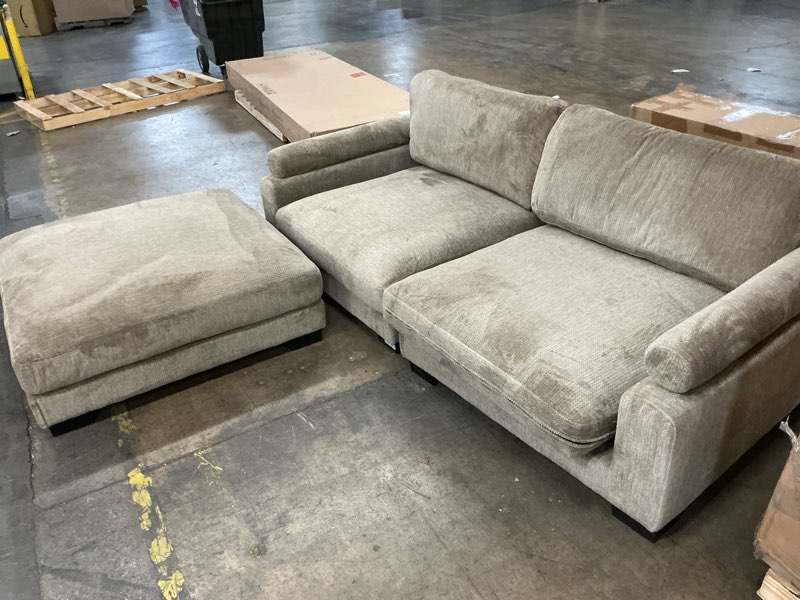 Oversized Loveseat With ottoman