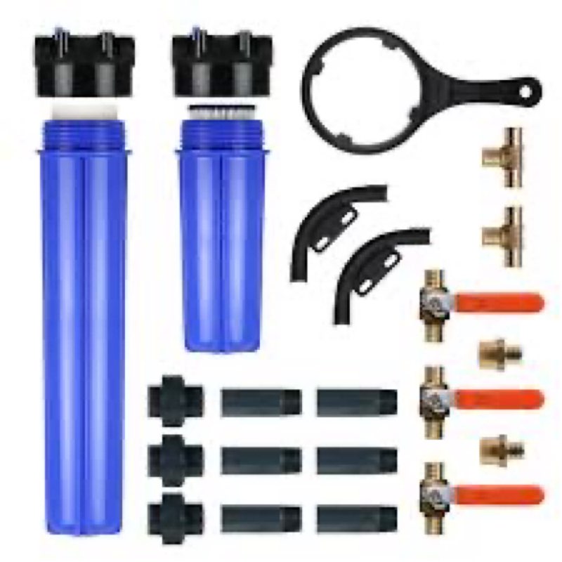 aquasana standard installation kit with 20" pre-filter