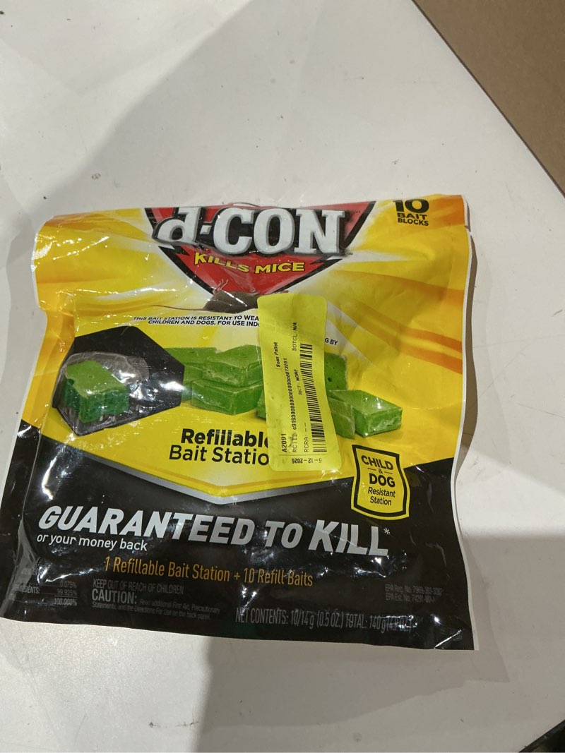 Condition photo showing As Is for d-con bait station corner fit - 11ct