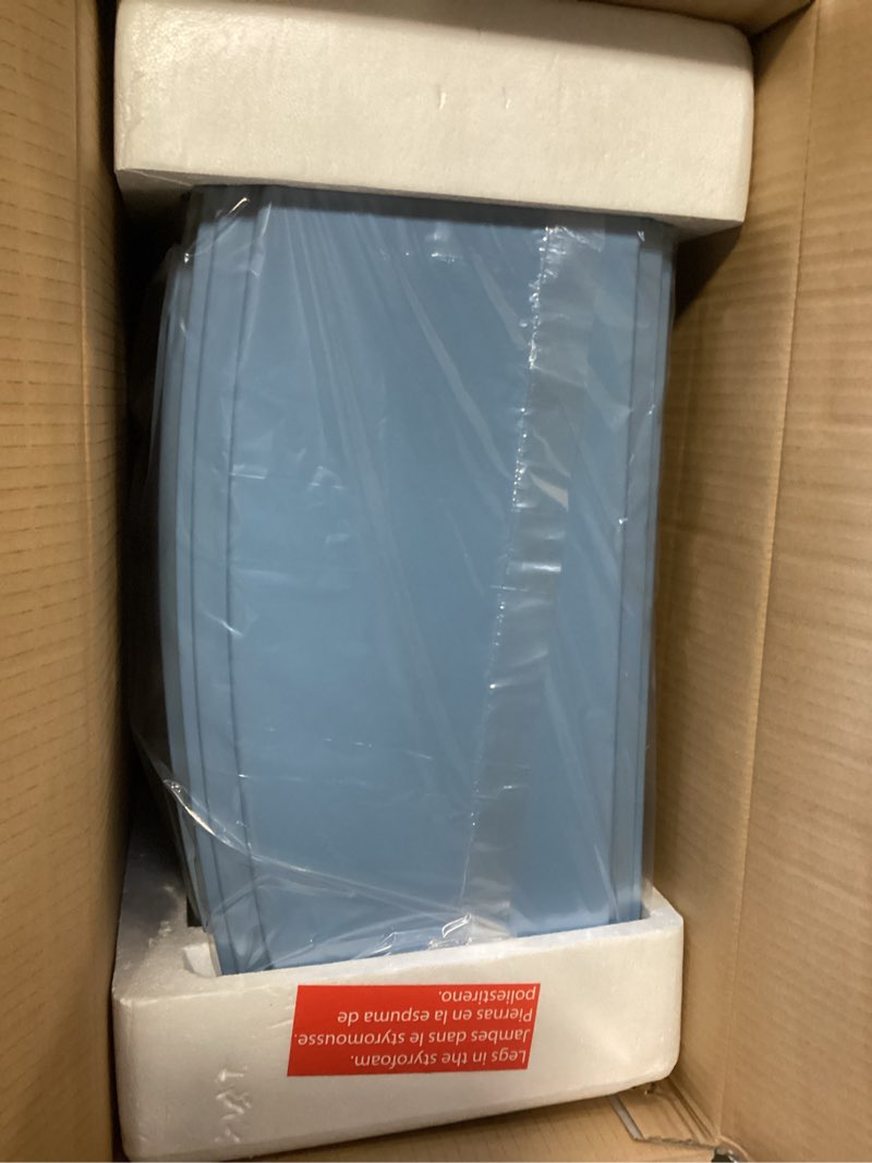 Condition photo showing New/Like New for Duraflame Electric Infrared Quartz Fireplace Heater, Riviera Blue 