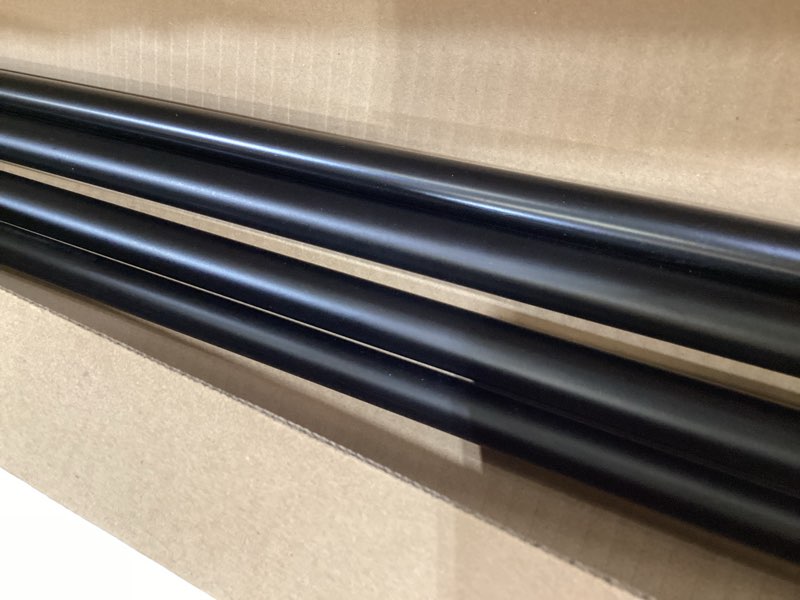 Condition photo showing Good Condition for Umbra Twilight Double Curtain Rod Set – Wrap Around Design is Ideal for Blackout or Room Darkening Panels, 66-144 Inch, Black Black 66" to 144"