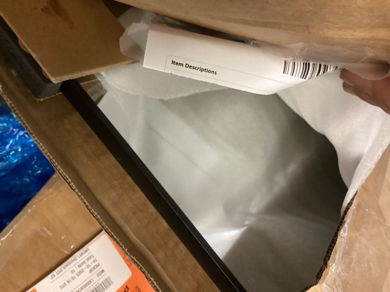 Condition photo showing Good Condition for 59"x16" Full Length Mirror Standing Rectangle Floor Mirrors Body Dressing Wall-Mounted Mirror, Black