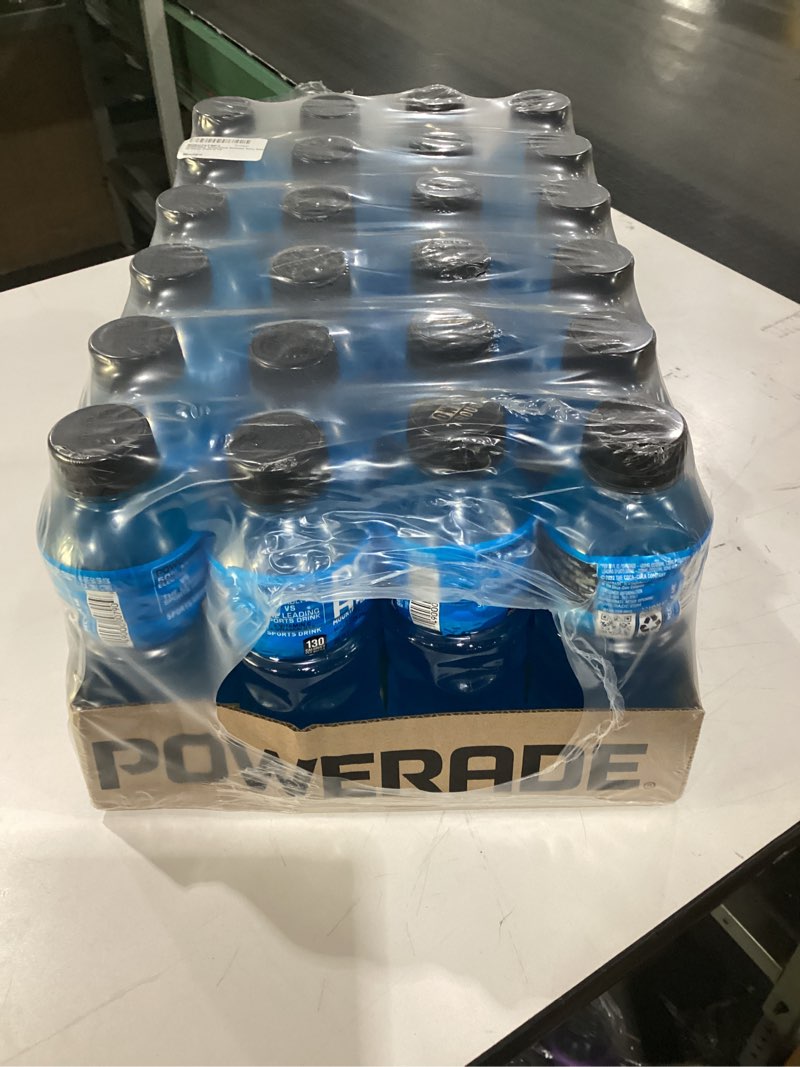 Condition photo showing New/Like New for POWERADE Sports Drink Mountain Berry Blast, 20 Ounce (Pack of 24) Mountain Berry Blast 20 Fl Oz (Pack of 24)