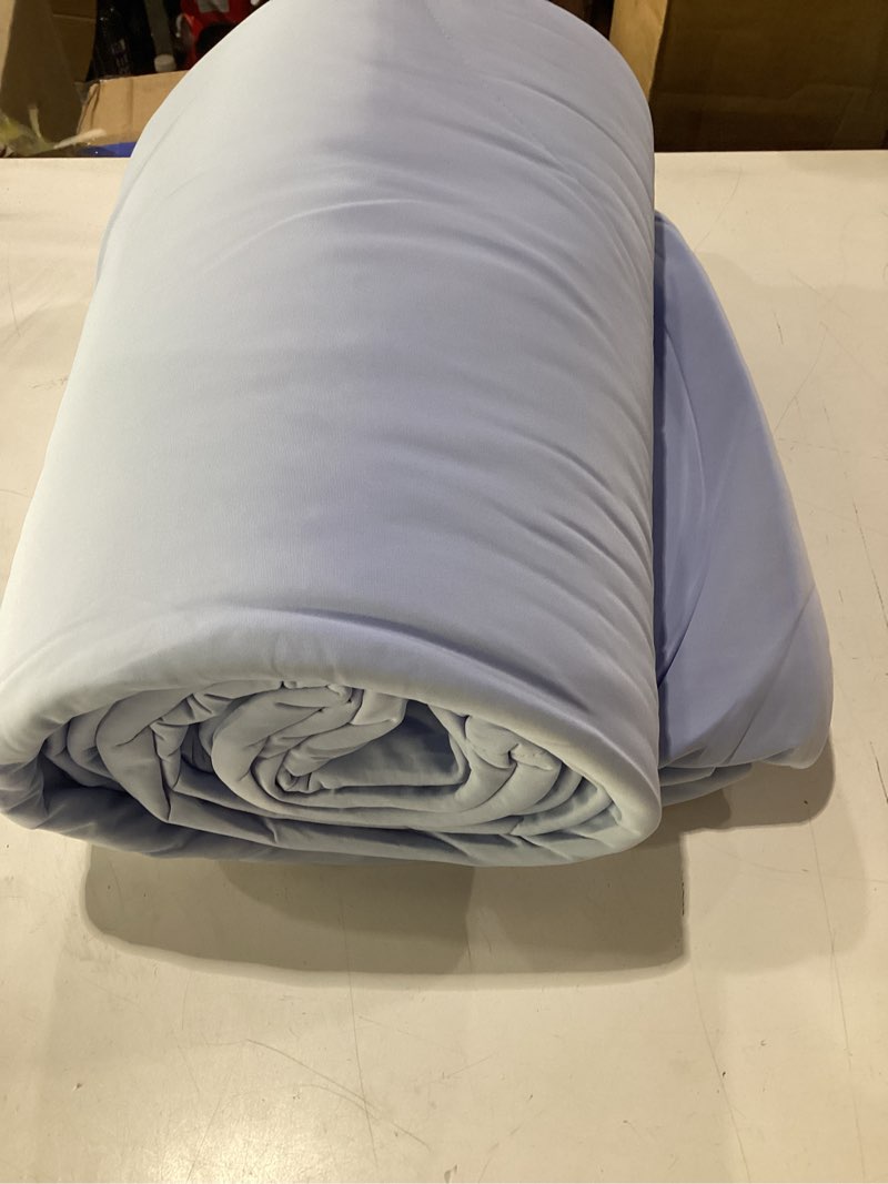 Condition photo showing Good Condition for deconovo bamboo viscose duvet cover king, cooling sateen bedding cover, soft breathable duvet cover with hidden zipper, oeko-tex certified, 1 piece, sky blue sky blue/duvet cover king