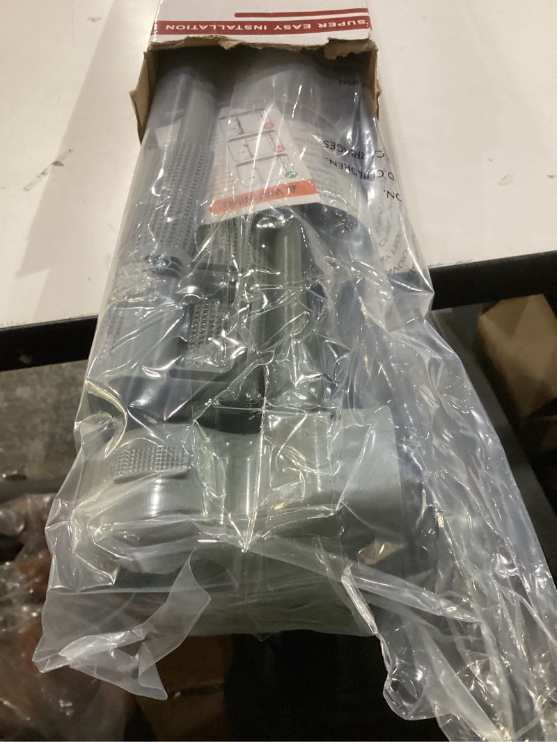 Condition photo showing New/Like New for 140 Inch Outdoor Retractable Gate for Dogs Extra Wide Baby Gate Retractable Dog Gates for Doorway Extra Wide Dog Gate for Large Openings Extra Wide Pet Gate for Stair Retractable Baby Gates for Stairs Gray 140" Wide