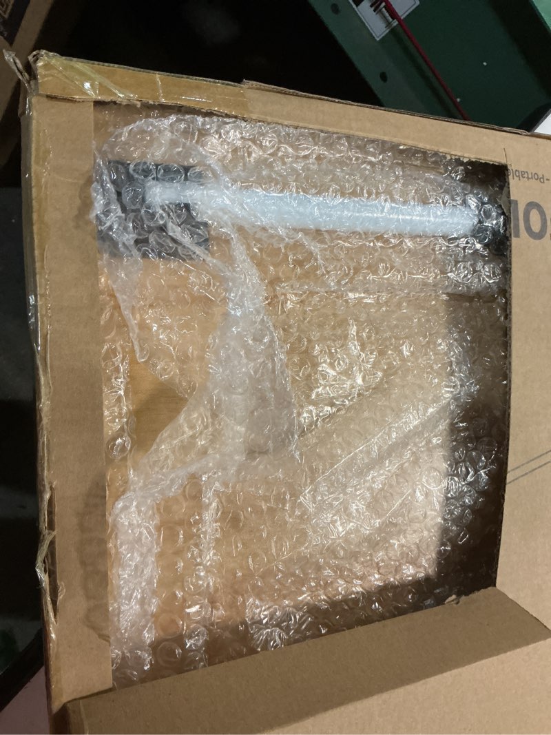 Condition photo showing As Is for Ruxury Folding Lap Desk Laptop Stand Bed Desk Table Tray, Breakfast Serving Tray, Portable & Lightweight Mini Table for Sofa Couch Floor - - Wood Wood Large