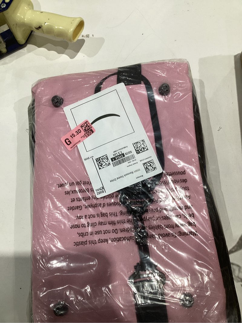 Condition photo showing Good Condition for henkelion pet carrier for small medium cats dogs puppies up to 15 lbs, tsa airline approved, soft sided, collapsible travel - pink 17.0"l x 11.0"w x 11.0"h pink