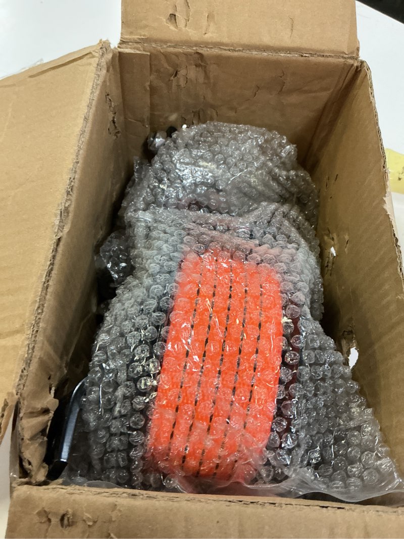 Condition photo showing New/Like New for openroad 3500lb boat trailer winch - heavy duty hand winch with 32 ft orange strap, 2-way ratchet with 4:1/8:1 gear - ideal for boat, truck, trailer, rv, atv and jet ski - includes installation screws 3500lb 3500lbs orange strap winch