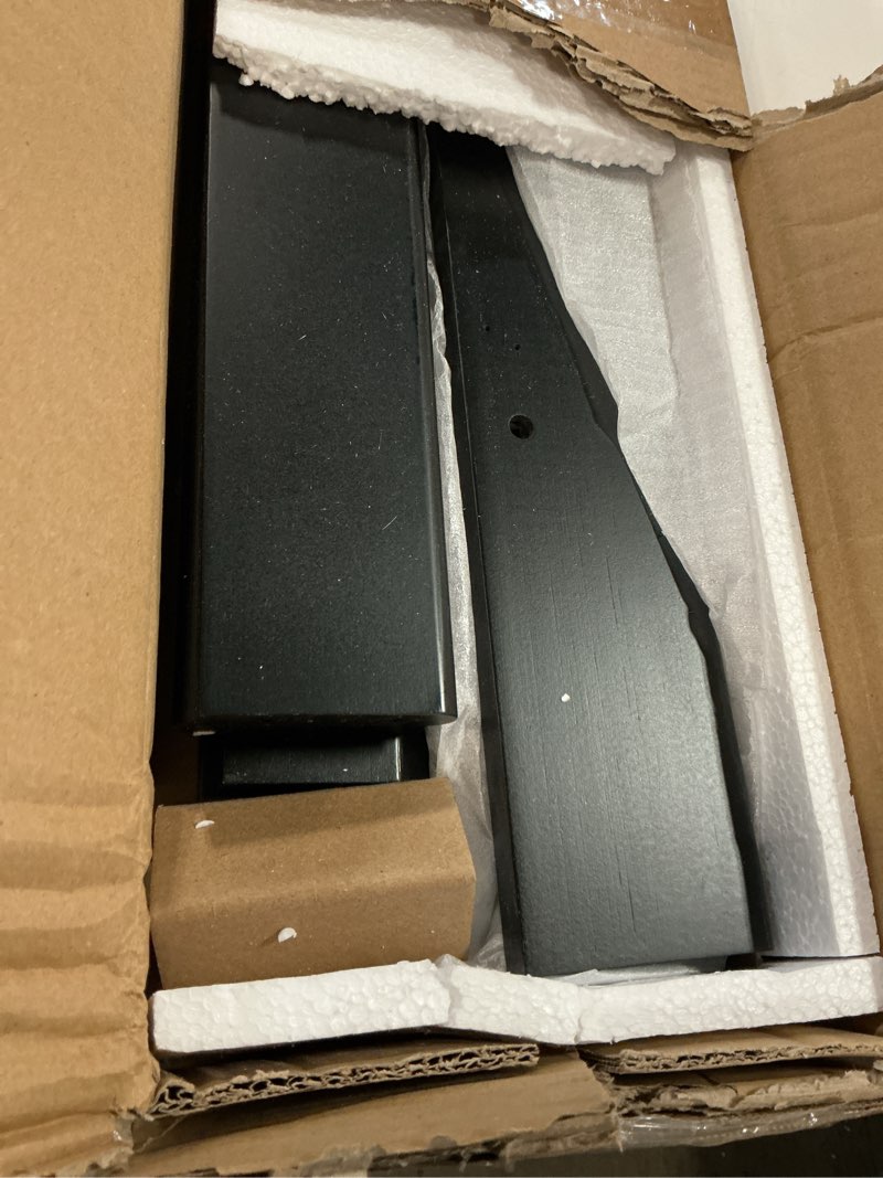 Condition photo showing As Is for XCSOURCE Pool Cue Rack Only, Pool Stick Holder Wall Mount, 6 Pool Billiard Stick + Ball Set Wall Cue Rack, Made of 100% Bamboo Wood, Compact Billiard Table Accessories for Man Cave Black, Bamboo