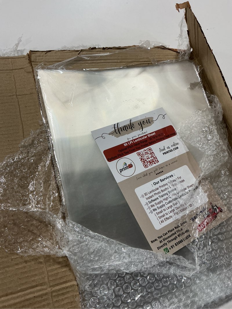 Condition photo showing As Is for (5 pack)a-sub 8.5x11 inch waterproof inkjet transparency film for silk screen printing 100 sheets 8.5\"x11\" inches