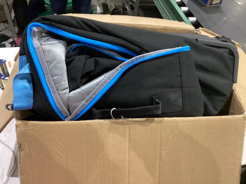 Condition photo showing As Is for TOURIT Ski Bag with Wheels, Padded Snowboard Bag for Air Travel, Extendable from 170-185CM, 3 Outside Bags Fit ski boots, helmets, goggles Black