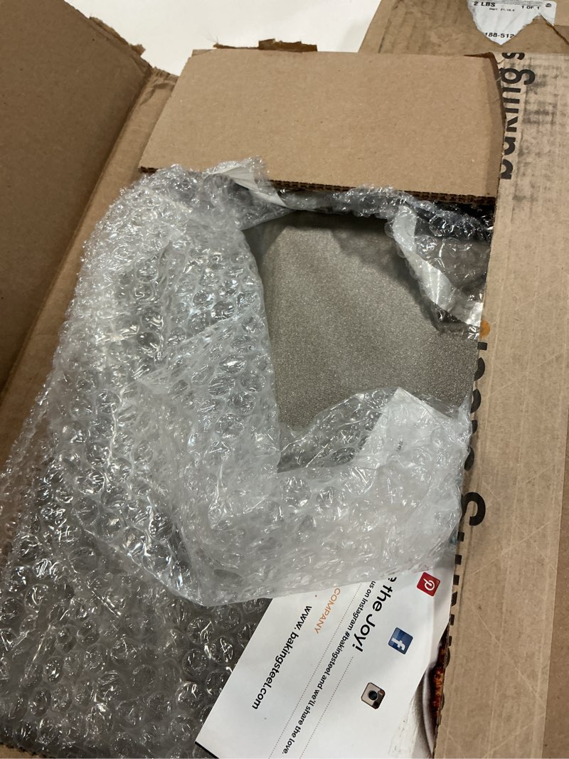 Condition photo showing As Is for Baking Steel - The Original Ultra Conductive Pizza Stone (14"x16"x1/4") - The Original Baking Steel for Pizza & Bread for Indoor & Outdoor Use - Pre-Seasoned, Naturally Non-Stick Surface & Crack-Proof