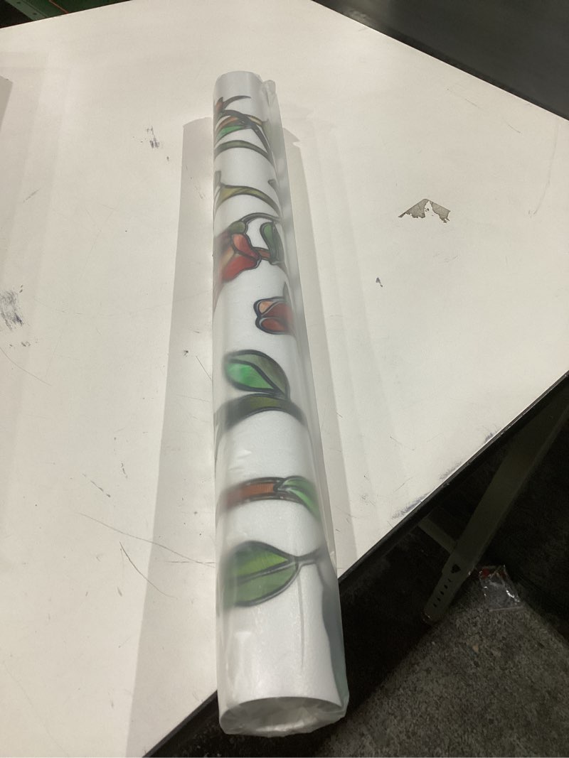 Aliuni window privacy rose, 23.6x 78.7in