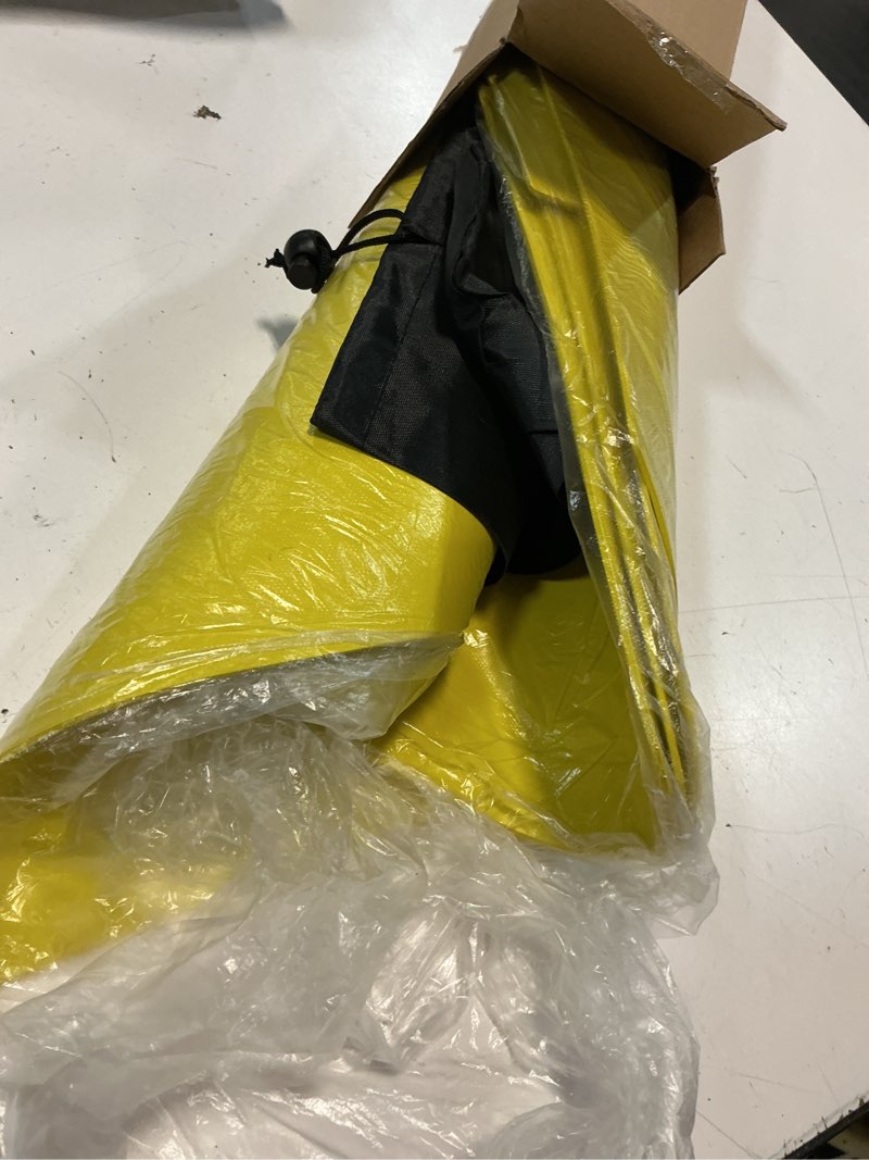 Condition photo showing Good Condition for hiboom 5 pcs baseball & softball base set with portable carrying bag 3 toss down bases 1 homeplate 1 pitching rubber for kickball softball backyard playground practice adults yellow solid