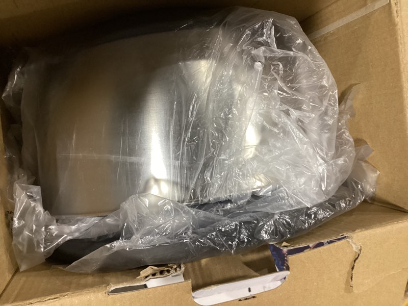 Condition photo showing New/Like New for 5QT Stainless Steel Mixer Bowl Compatible with KitchenAid Bowls for Mixer, Artisan&Classic Series 4.5-5QT Tilt-Head Mixers, Kitchen Gadgets Mixer Bowl with Handle,Metal Bowl for Kitchen Mixing Bowl
