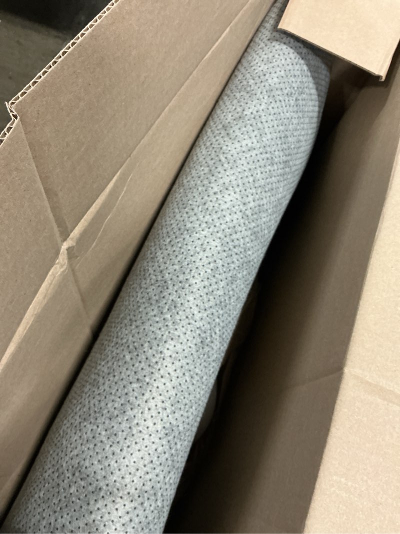 Condition photo showing Good Condition for veken non slip cushioned rug pad gripper 7 x 10 ft, felt and silicone backing, 1/4 inch thick carpet liner for hardwood floors and finishes, under area rugs anti skid mat, keep rugs safe and in place 7' x 10' (rectangular) 1/4" thick