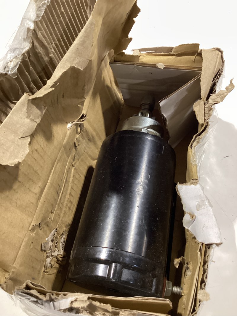Condition photo showing As Is for db electrical sab0147 starter compatible with/replacement for omc evinrude outboard 15 25 30 40 50 60 65 75 90 hp 2004-2011, 586768 10599640, 5358 arco 2-2796-2 5909 10599640 410-21087 4-6826 mot2013